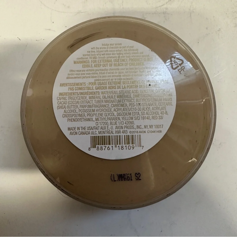 Avon Planet Spa Pampering Chocolate Body Whip 6.7 OZ